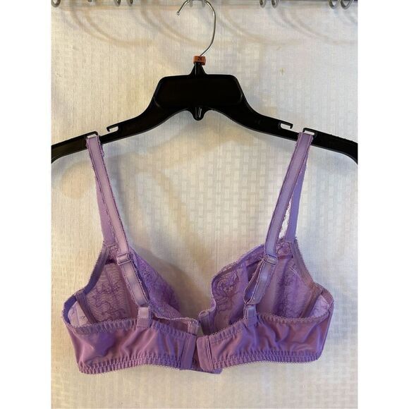Wacoal purple lace wire bra 36C #851155 - Picture 4 of 5